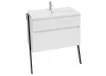 Baza lavoar - Dulap pentru lavoar Defra Arty, pe podea, 80 x 40 x 83 cm, setar, lucios, alb, 215-D-08005