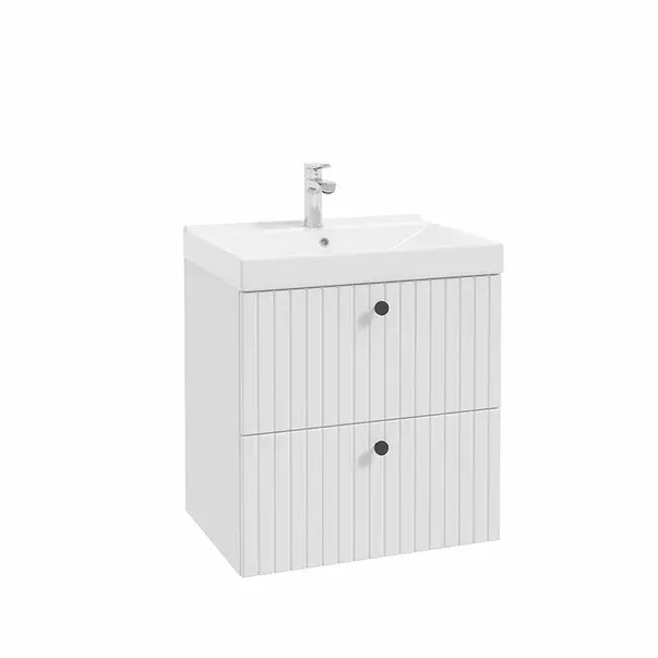 Baza lavoar - Dulap pentru lavoar Defra Fuego, suspendat, 60 x 45 x 60 cm, sertar, mat, alb, 001-D-06015