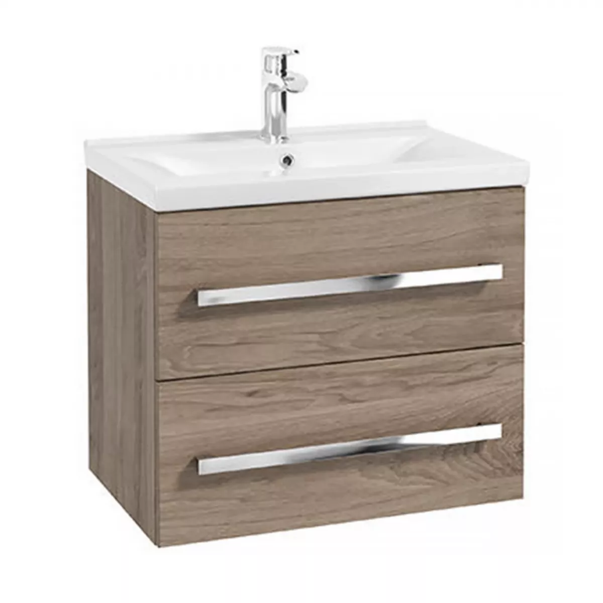 Baza lavoar - Dulap pentru lavoar Defra Granada, suspendat, 60 x 40 x 50 cm, setar, mat, maro, 167-D-06019