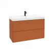 Baza lavoar - Dulap pentru lavoar Defra More, suspendat, 100 x 45 x 60 cm, sertar, softclose, mat, portocaliu, 291-D-10003