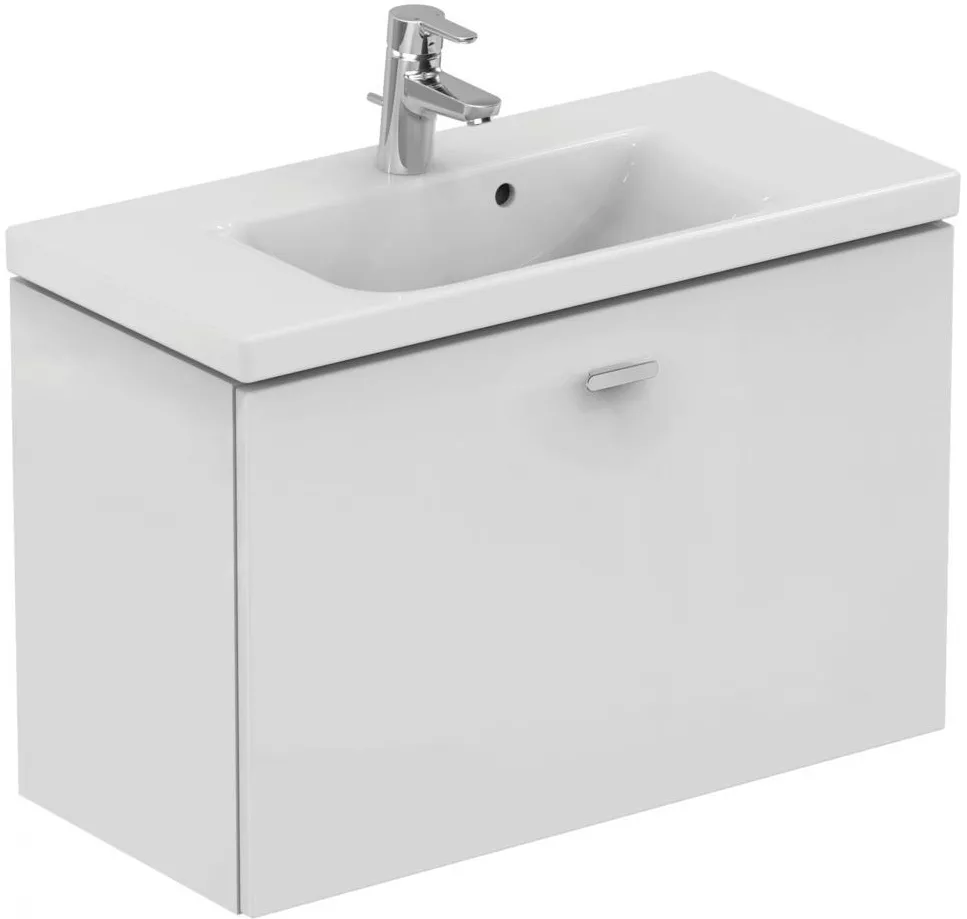 Baza lavoar - Dulap pentru lavoar Ideal Standard Connect Space, suspendat, 80 x 38 x 51 cm, sertar, alb, E0318WG