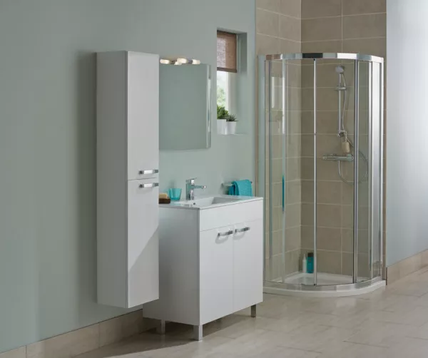 Dulap pentru lavoar Ideal Standard Tempo, pe podea, 60 x 45 x 85 cm, usa, lucios, alb, E3239WG [6]