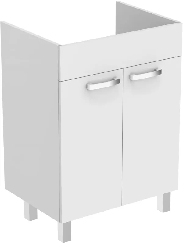 Baza lavoar - Dulap pentru lavoar Ideal Standard Tempo, pe podea, 60 x 45 x 85 cm, usa, lucios, alb, E3239WG