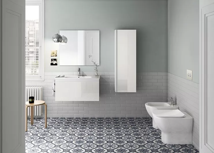 Dulap pentru lavoar Ideal Standard Tesi, suspendat, 100 x 44 x 40 cm, sertar, lucios, alb, T0048OV [2]