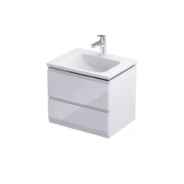 Baza lavoar - Dulap pentru lavoar Oristo Nova, suspendat, 60 x 45 x 62 cm, sertar, mat, alb, KI01-SD2S-60-1