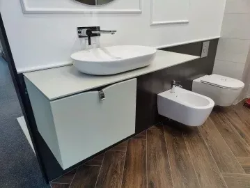 Dulap pentru lavoar Oristo Siena, suspendat, 50 x 45 x 39 cm, sertar, mat, verde, 45-SD1S-50-46 [1]