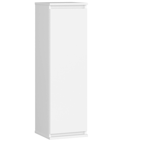 Mobilier pentru baie - Dulap suspendat, cu usa si 3 rafturi interioare, PAL 16 mm, 30x30x99 cm, alb