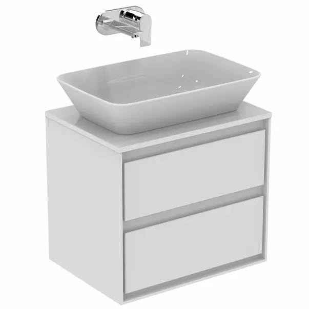 Baza lavoar - Dulap suspendat pentru lavoar alb Ideal Standard Connect Air 60 cm E0818B2