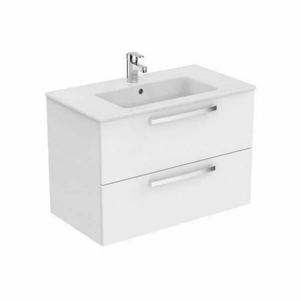 Baza lavoar - Dulap suspendat pentru lavoar Ideal Standard Tempo pal alb 81 cm