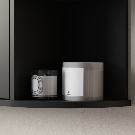  Dulapior Baie cu Oglinda - Lemn Alb 66×17×63 cm [7]