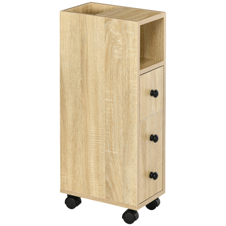 Mobilier pentru baie -  dulapior pentru baie, 18x30x68.5 cm, lemn