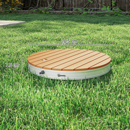  Dus de Gradina Portabil cu inaltime Pana la 4 m si Jeturi de Apa Reglabile, Efect de Lemn [2]