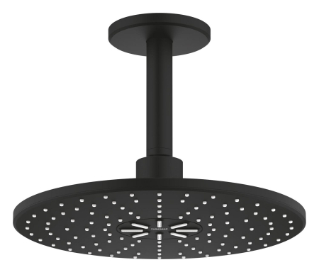 Baie - Dus fix Grohe 22124KF0, SmartActive 310, pe tavan, 310 mm, 2 functii, necesita valva, mat, negru