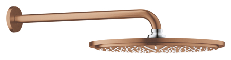 Baie - Dus fix Grohe 26066DL0, Rainshower, 310, 1/2'', pe perete, 310 mm, 1 functie, mat, cupru