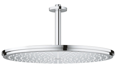 Sisteme de dus - Dus fix Grohe 26256000, 400 mm, 1 bar, 185 mm, 1 pulverizari, 1/2 conexiune instalare, pivotant, Crom