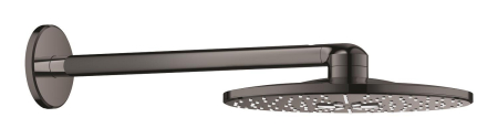 Baie - Dus fix Grohe 26475A00, SmartActive 310, 1/2'', pe perete, 310 mm, 2 functii, necesita valva, lucios, grafit