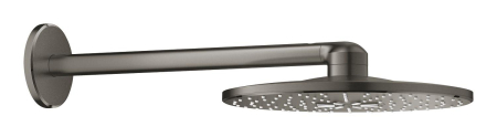 Baie - Dus fix Grohe 26475AL0, SmartActive 310, 1/2'', pe perete, 310 mm, 2 functii, necesita valva, mat, grafit