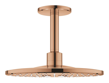 Baie - Dus fix Grohe 26477DA0, SmartActive 310 mm, pe tavan, 2 functii, 310 mm, necesita valva, lucios, cupru