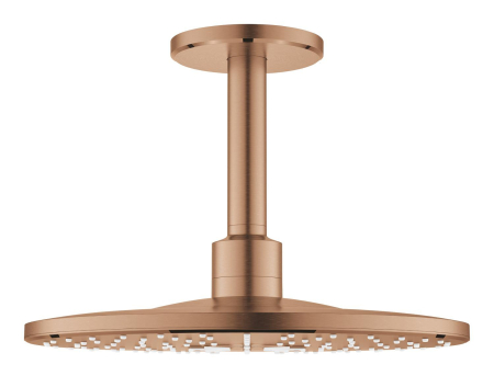 Baie - Dus fix Grohe 26477DL0, SmartActive 310 mm, pe tavan, 2 functii, 310 mm, necesita valva, mat, cupru