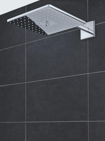 Dus fix Grohe 26479000, 310 mm, 1 bar, 430 mm, 2 pulverizari, 26484000 cod valva incastrata, pivotant, Crom [7]