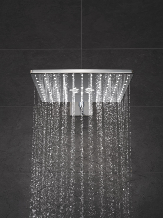 Dus fix Grohe 26479000, 310 mm, 1 bar, 430 mm, 2 pulverizari, 26484000 cod valva incastrata, pivotant, Crom [8]
