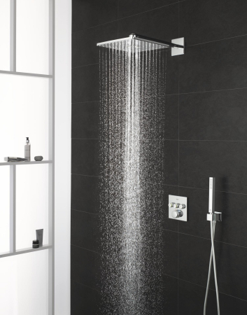 Dus fix Grohe 26479000, 310 mm, 1 bar, 430 mm, 2 pulverizari, 26484000 cod valva incastrata, pivotant, Crom [1]