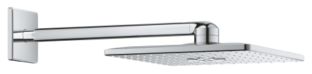 Sisteme de dus - Dus fix Grohe 26479000, 310 mm, 1 bar, 430 mm, 2 pulverizari, 26484000 cod valva incastrata, pivotant, Crom
