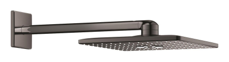 Baie - Dus fix Grohe 26479A00, SmartActive 310, 1/2'', pe perete, 310 mm, 2 functii, necesita valva, lucios, grafit