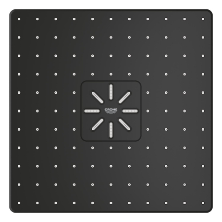 Dus fix Grohe 26479KF0, Rainshower SmartActive 310 Cube, pe perete, 310 mm, 2 functii, necesita valva, mat, negru [1]