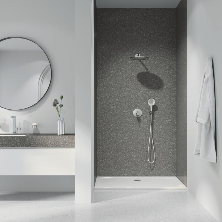 Dus fix Grohe 26557000, 310 mm, 1 bar, 422 mm, 1 pulverizari, 1/2 conexiune instalare, pivotant, Crom [5]
