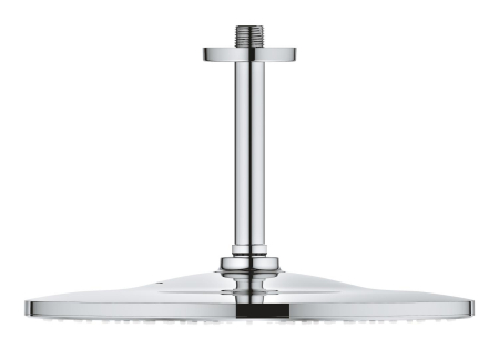Dus fix Grohe 26559000, 310 mm, 1 bar, 142 mm, 1 pulverizari, 1/2 conexiune instalare, sistem anticalcar, Crom [2]