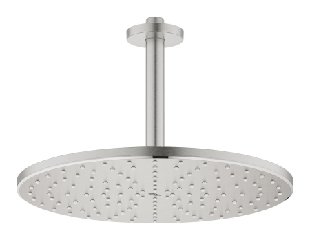 Baie - Dus fix Grohe 26560DC0, Rainshower 310, pe tavan, 310 mm, 1 functie, mat, otel satinat