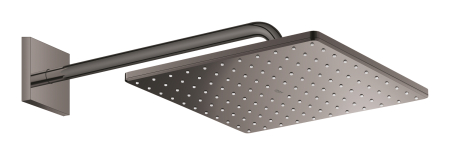 Baie - Dus fix Grohe 26564A00, Rainshower 310 Cube, pe perete, 310 mm, 1 functie, anti-calcar, lucios, grafit