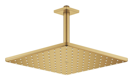 Baie - Dus fix Grohe 26566GN0, Rainshower Cube 310, pe tavan, 310 mm, 1 functie, mat, auriu