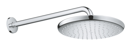 Sisteme de dus - Dus fix Grohe 26663000, 250 mm, 1 bar, 380 mm, 1 pulverizari, 1 functii, 1/2 conexiune instalare, Crom