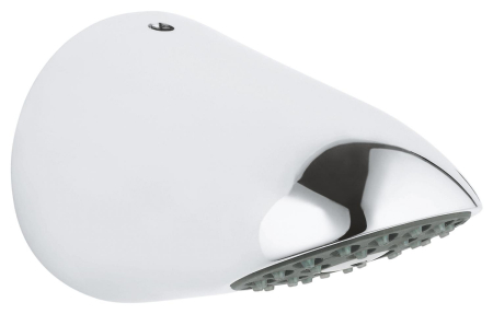 Sisteme de dus - Dus fix Grohe 28002000, 70 mm, 1 bar, 58 mm, 1 pulverizari, 1/2 conexiune instalare, sistem anticalcar, Crom