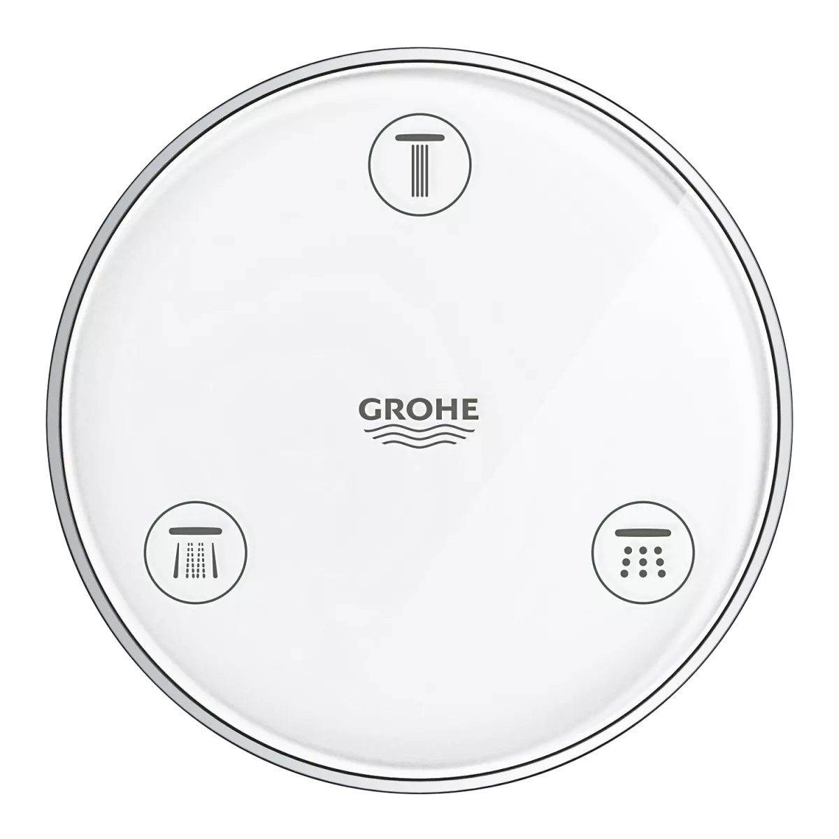 Dus fix Grohe Rainshower SmartConnect 130 Cube , 1/2'', universal, telecomanda Wireless , 310 mm, 2 pulverizari, crom, 26642000 [3]