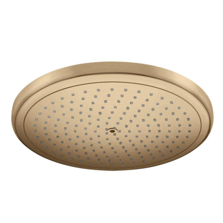Dus fix Hansgrohe Croma 26221140, 1/2'', 280 mm, EcoSmart, 1 pulverizare, anti-calcar, mat, bronz [0]