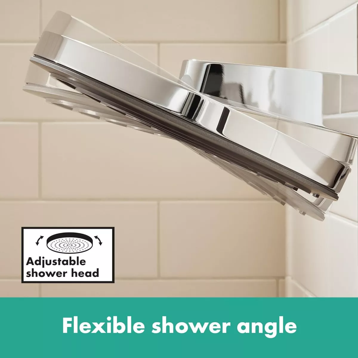 Dus fix Hansgrohe Pulsify S, 1/2'', 260 mm, pe brat, 1 functie, EcoSmart, crom, 24141000 [8]