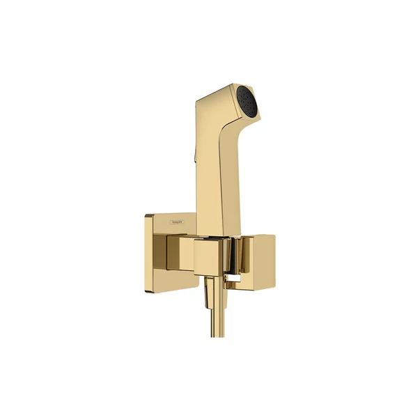 Baterii bideu si dus igienic - Dus igienic auriu lucios Hansgrohe E EcoSmart cu 1 jet Bidette