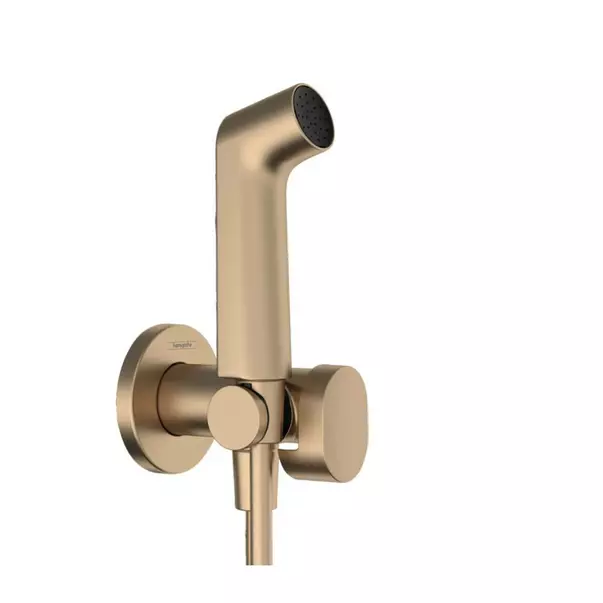 Baterii sanitare - Dus igienic bronz periat Hansgrohe S EcoSmart cu 1 jet Bidette