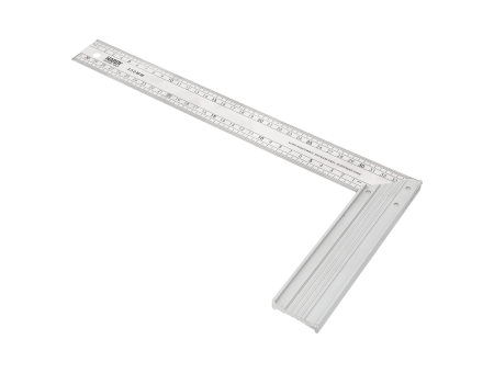 Unelte de vopsit si tencuit - Echer de masurat Hardy, otel inoxidabil, lungime 350 mm