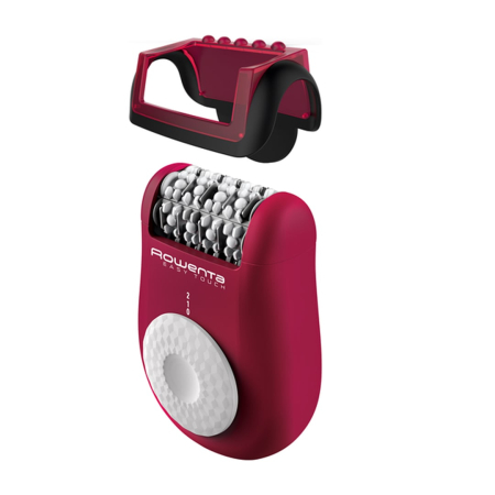 Baie - Epilator Rowenta Easy Touch EP1120F1, 2 trepte de viteza, 24 de pensete, sistem de masaj cu bile, accesoriu începatori, roz-închis