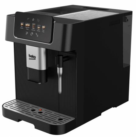 Espressor Automat BEKO CaffeExperto CEG7302B, 2l, 1350W, 19 Bar, 6 tipuri de bauturi, Sistem spumare lapte, Negru-Argintiu [6]