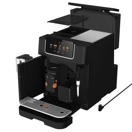 Espressor Automat BEKO CaffeExperto CEG7302B, 2l, 1350W, 19 Bar, 6 tipuri de bauturi, Sistem spumare lapte, Negru-Argintiu [9]