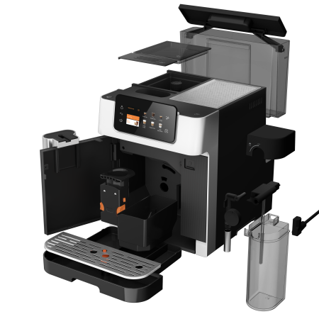 Espressor automat BEKO CaffeExperto CEG7348X, 2l, 1350W, 19 bar, 18 bauturi, 13 setari de macinare GrindPro, control din aplicatie, aroma perfecta cu BrewSense, Negru/Argintiu [7]