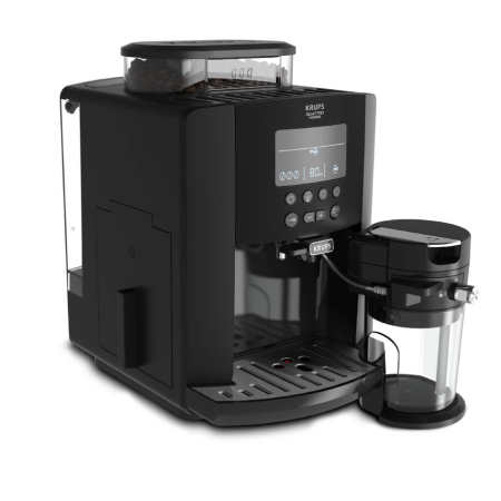 Espressor automat Krups Arabica Latte EA819N10, 1450 W, 15 bari, 1.7 L, display, accesoriu pentru lapte, negru [2]