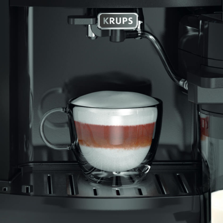 Espressor automat Krups Arabica Latte EA819N10, 1450 W, 15 bari, 1.7 L, display, accesoriu pentru lapte, negru [8]