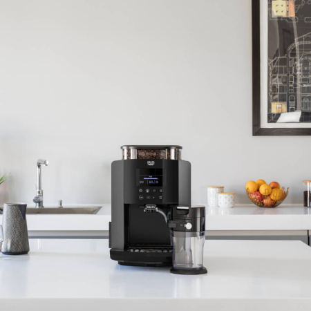 Espressor automat Krups Arabica Latte EA819N10, 1450 W, 15 bari, 1.7 L, display, accesoriu pentru lapte, negru [10]