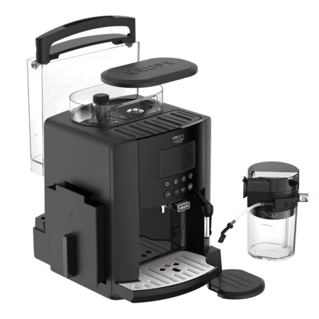 Espressor automat Krups Arabica Latte EA819N10, 1450 W, 15 bari, 1.7 L, display, accesoriu pentru lapte, negru [4]